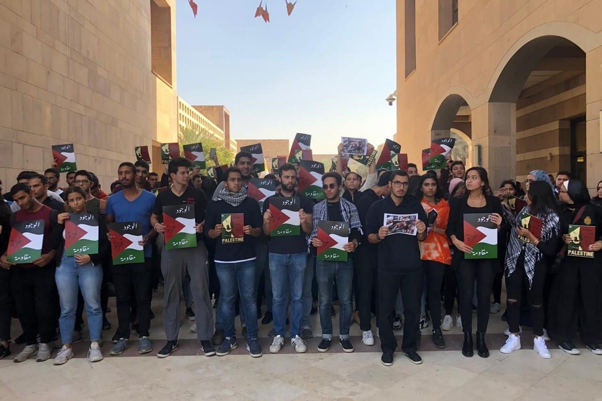 egypt-students-walk-out-of-ex-us-envoy-to-israel-talk-middle-east-monitor