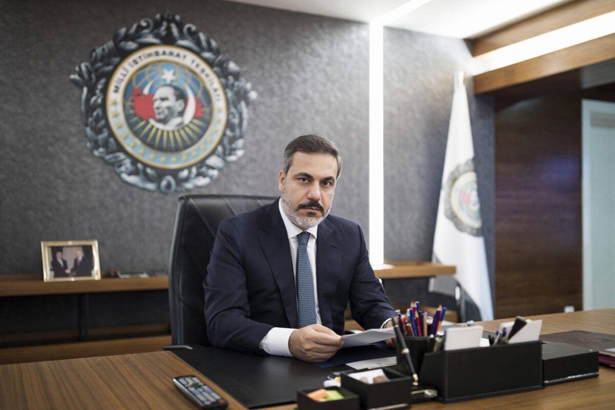 Head of the Turkish Intelligence Organisation Hakan Fidan is seen in Ankara, Turkey [Ahmet Sel/Anadolu Agency]