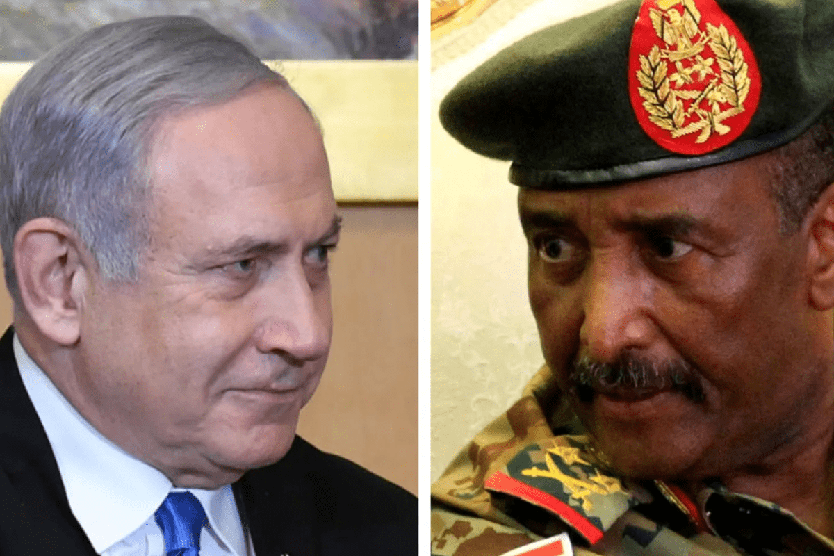 Israeli Prime Minister Benjamin Netanyahu held talks with Abdel Fattah al-Burhan, head of Sudan's sovereign council [Twitter]
