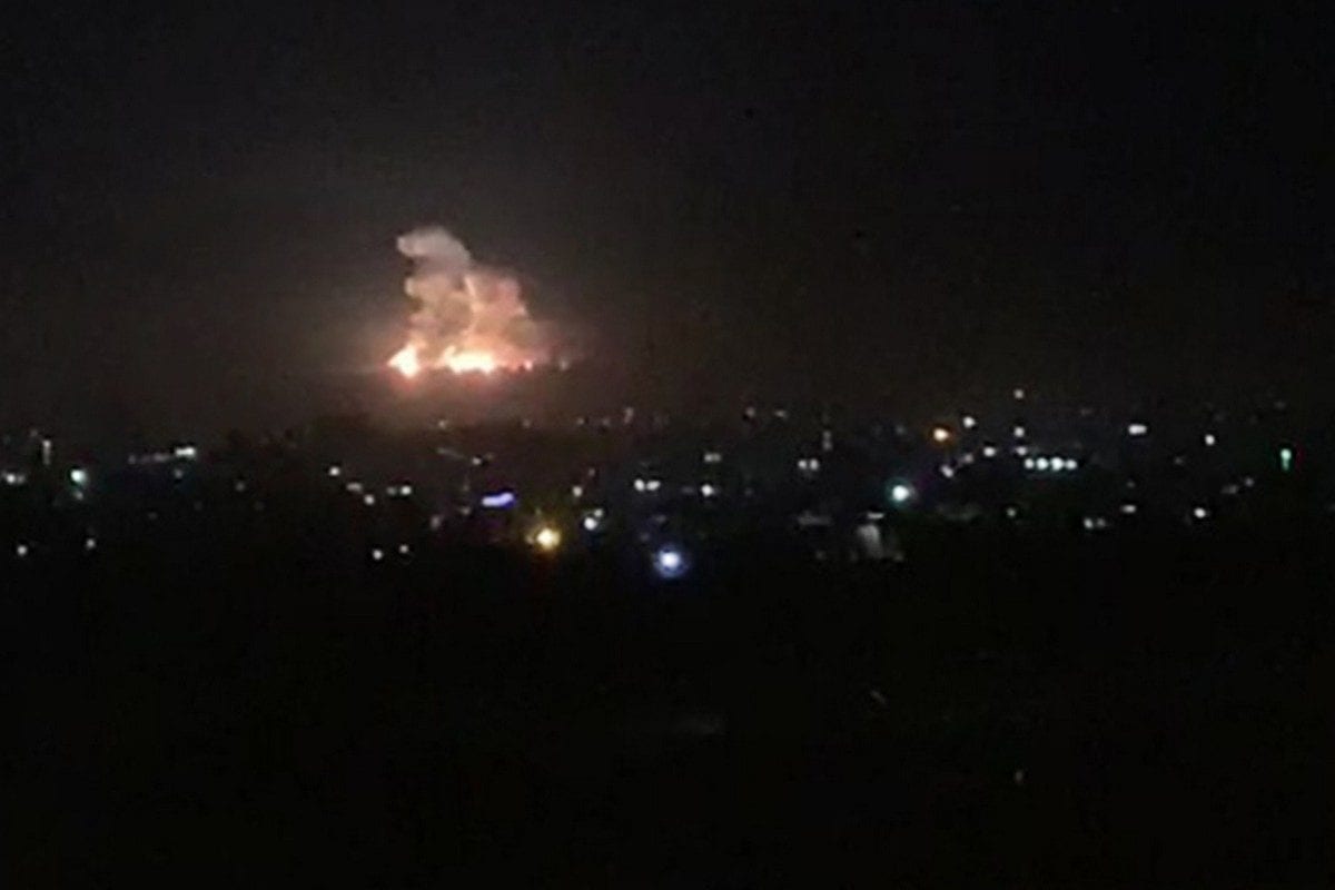 Israel bombs Syrian targets near Damascus Middle East Monitor