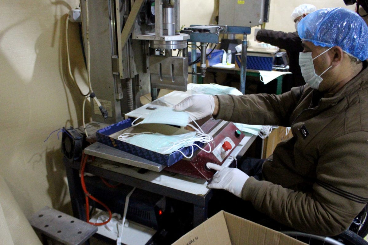 Shoemaker Mask Palestinian shoemaker behind West Bank’s only mask factory – Middle ...