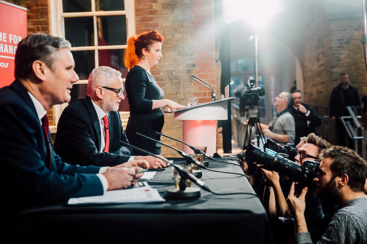 Keir Starmer and Jeremy Corbyn on 6 December 2019 [Flickr]