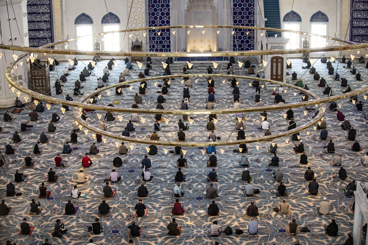 Friday prayers held in Turkey for the first time since virus outbreak