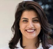 Saudi activist Loujain Al-Hathloul was arrested by Saudi forces in 2018 [Prisoners of Conscience/Twitter]