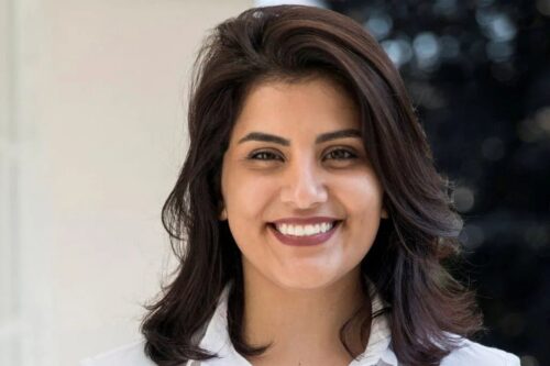 Saudi activist Loujain Al-Hathloul was arrested by Saudi forces in 2018 [Prisoners of Conscience/Twitter]