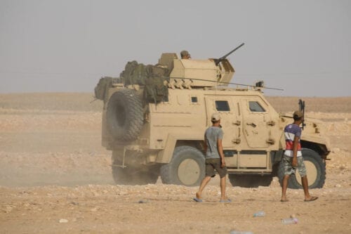 Tunisian military in Kamur region of Tataouine, Tunisia on July 16, 2020. [Nacer Talel - Anadolu Agency]