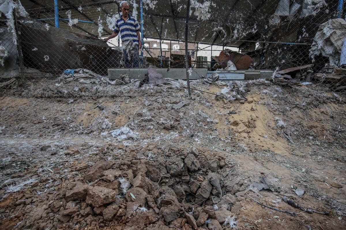 Israel strikes dairy farm in Gaza Middle East Monitor