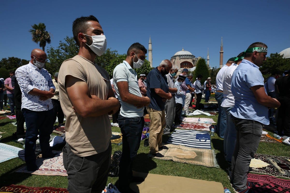 Turkey holds Friday prayers in Hagia Sophia Mosque for first time in 86 years Middle East Monitor