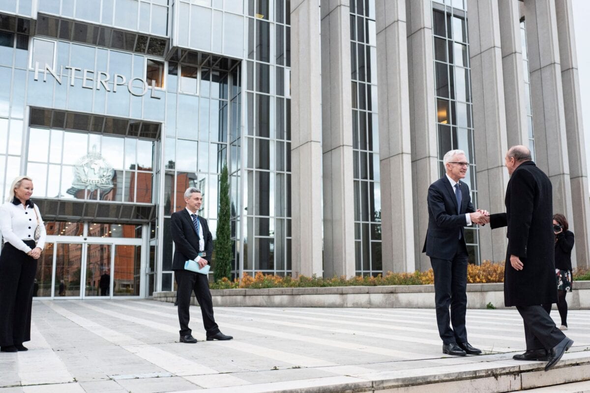 Headquarters of the International Criminal Police Organization, more commonly known as INTERPOL on November 27, 2019 in Lyon [ROMAIN LAFABREGUE/AFP via Getty Images]