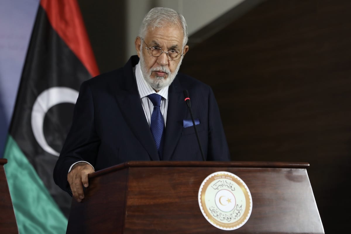 Libyan Foreign Minister of UN-recognised Government of National Accord (GNA) Mohamed Siala in Tripoli, Libya on 17 August 2020 [Hazem Turkia/Anadolu Agency]