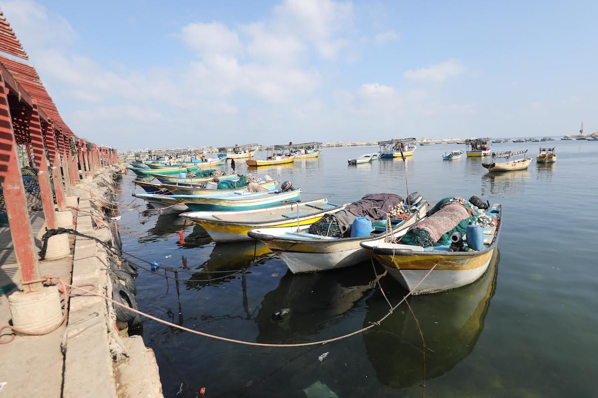 The Israeli occupation forces completely closed the Gaza Strip’s fishing zone due to the alleged breach of the security truce on 16 August 2020 [Mohammed Asad/Middle East Monitor]