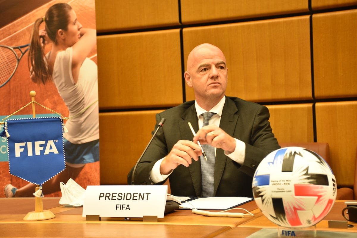 FIFA President Gianni Infantino [Aşkın Kıyağan - Anadolu Agency]