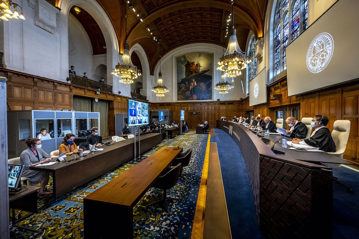 General view as the International Court of Justice [UN Photo/ICJ-CIJ/Frank van Beek - Anadolu Agency]