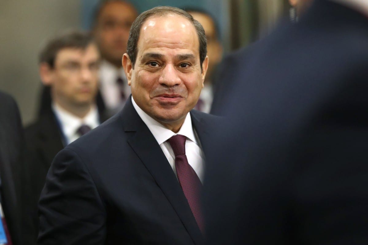Egyptian President Abdel-Fatah Al-Sisi in New York, US on 24 September 2019 [Spencer Platt/Getty Images]