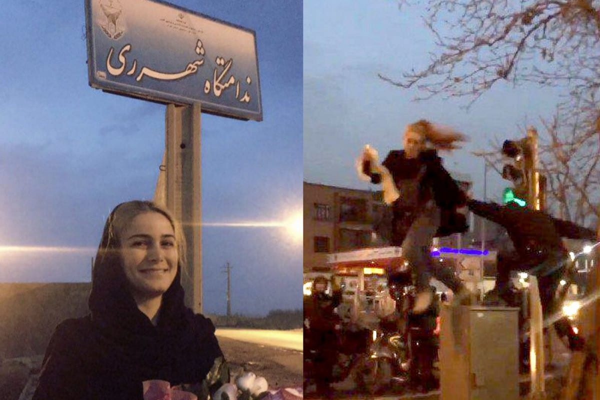 Iranian activist Maryam Shariatmadari [HengamehYazdari/Twitter]