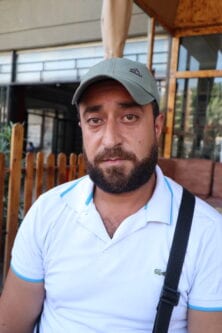 Ali Al-Hosni's younger brother died trying to escape poverty in Tripoli, taken on 24 September 2020