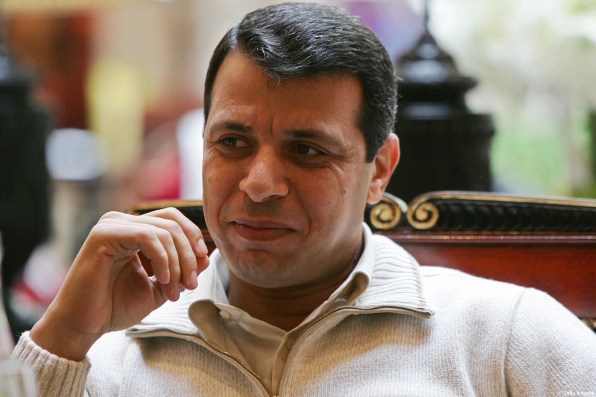 Former Palestinian security minister Mohammed Dahlan [THOMAS COEX/AFP via Getty Images]