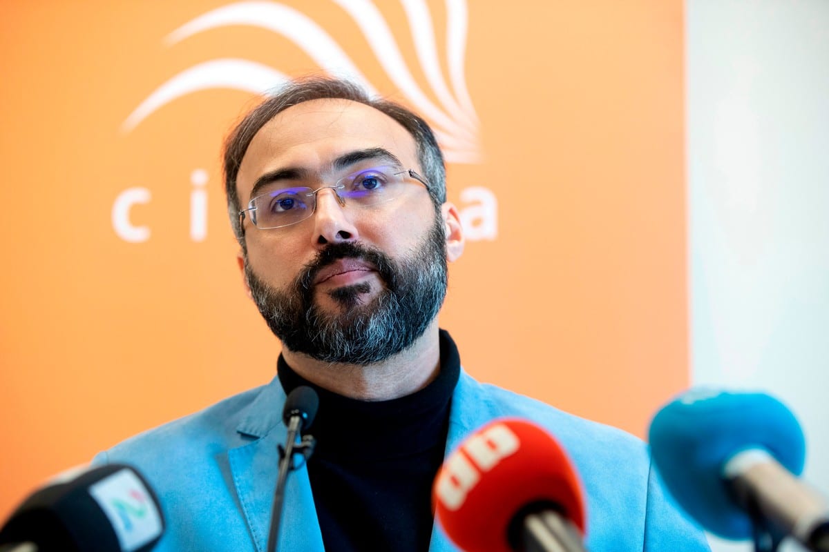 Arab pro-democracy activist, author and blogger Iyad Al-Baghdadi on 13 May 2019 [RYAN KELLY/AFP/Getty Images]