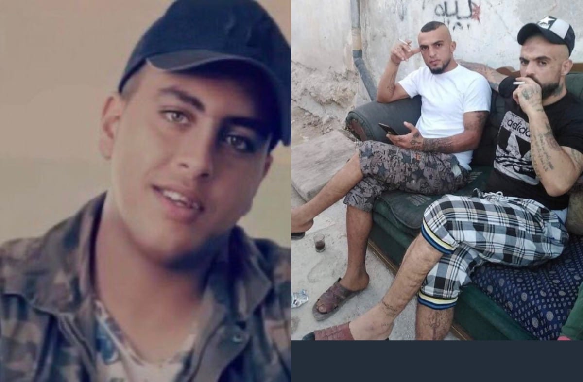 The 16-year-old Jordanian victim (L) and the attackers (R)[MousaAlomar/Twitter]