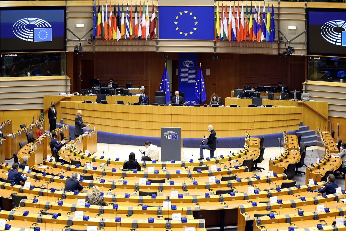 Plenary session of the European Parliament in Brussels Middle East Monitor