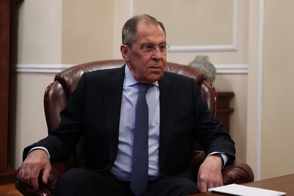 Russian Foreign Minister Sergey Lavrov in Minsk, Belarus on 26 November 2020 [RUS Foreign Ministry]Anadolu Agency ]