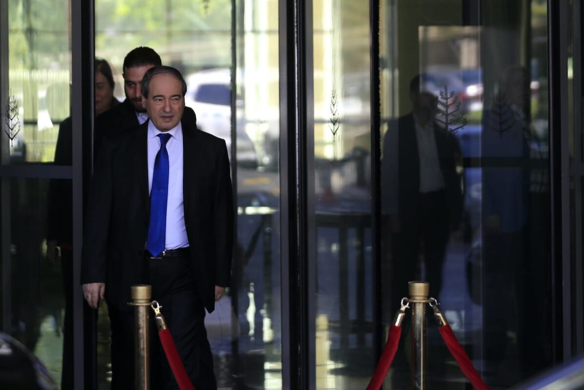 Syrian Foreign Minister Faisal Mekdad in Damascus, Syria on 15 April 2018 [LOUAI BESHARA/AFP/ Getty Images]