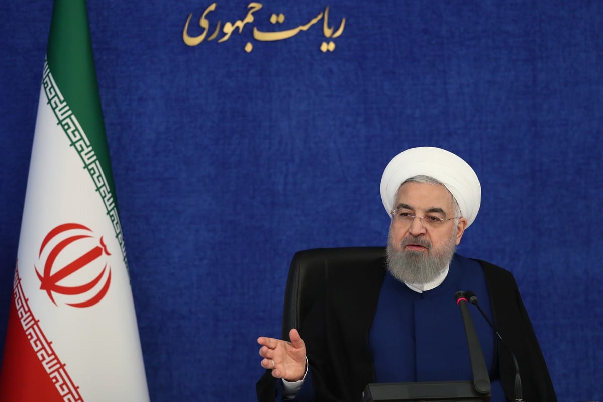 President of Iran, Hassan Rouhani in Tehran, Iran on 14 November 2020 [IRN Presidency/Anadolu Agency]