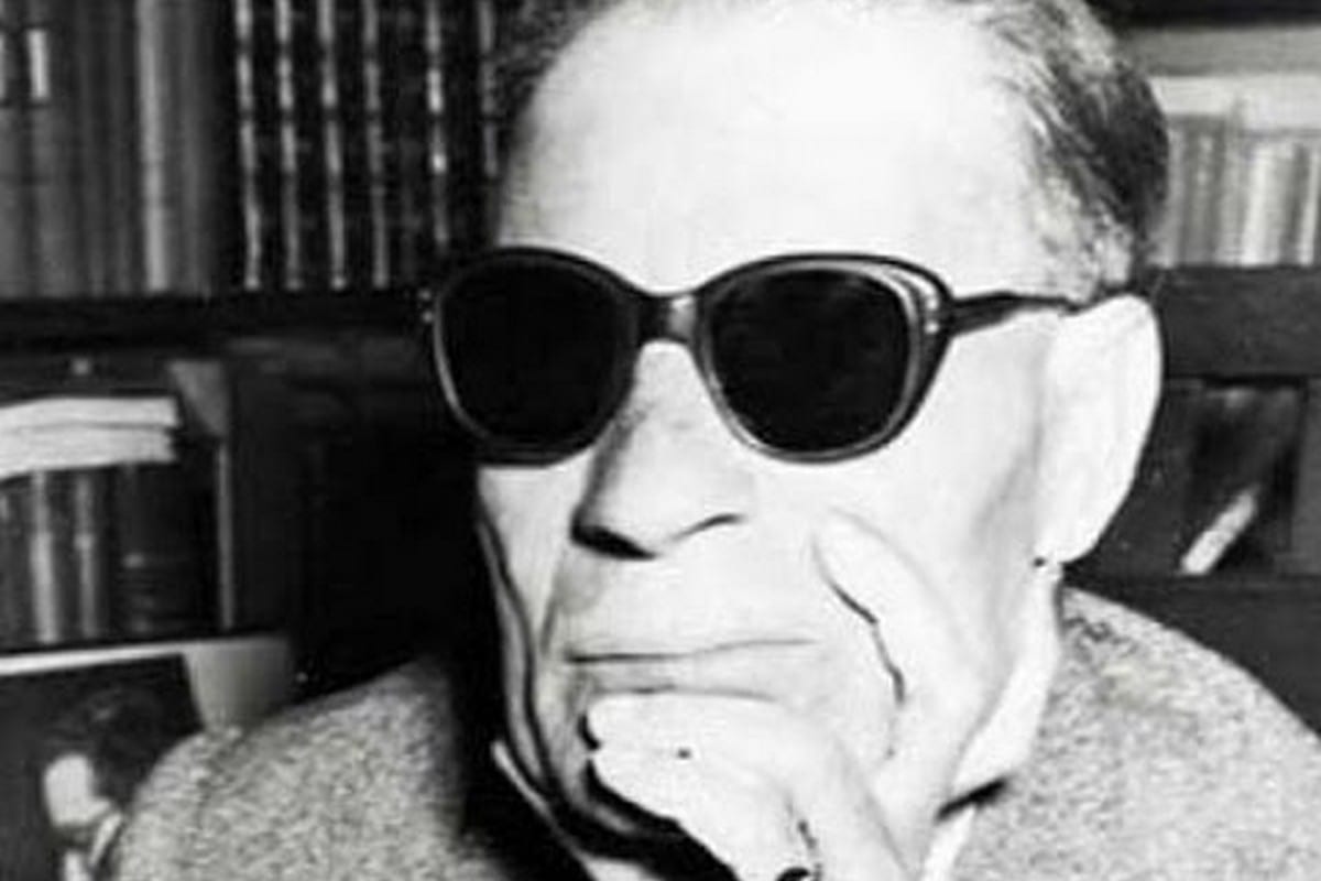 Taha Hussein, one of the most influential 20th-century Egyptian writers and intellectuals [Wikpedia]