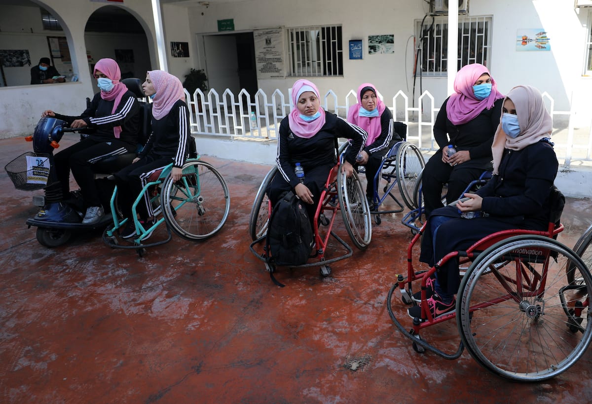 Gaza Holds Wheelchair Marathon Middle East Monitor