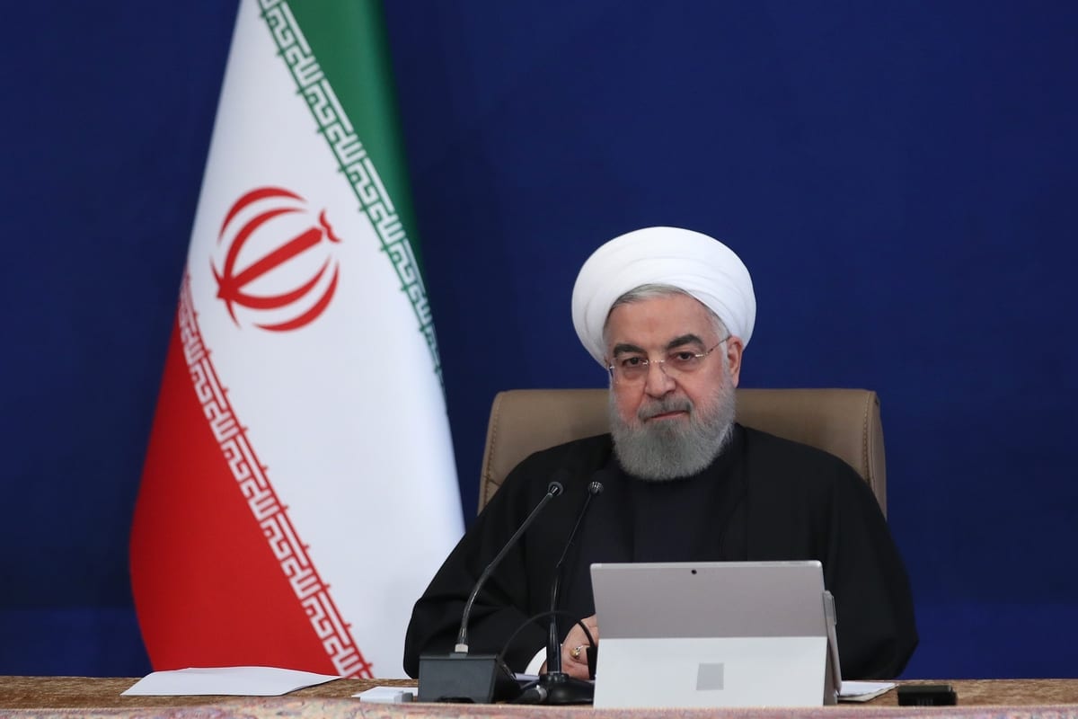 Iranian President Hassan Rouhani in Tehran, Iran on 2 December 2020 [Iranian Presidency/Anadolu Agency]