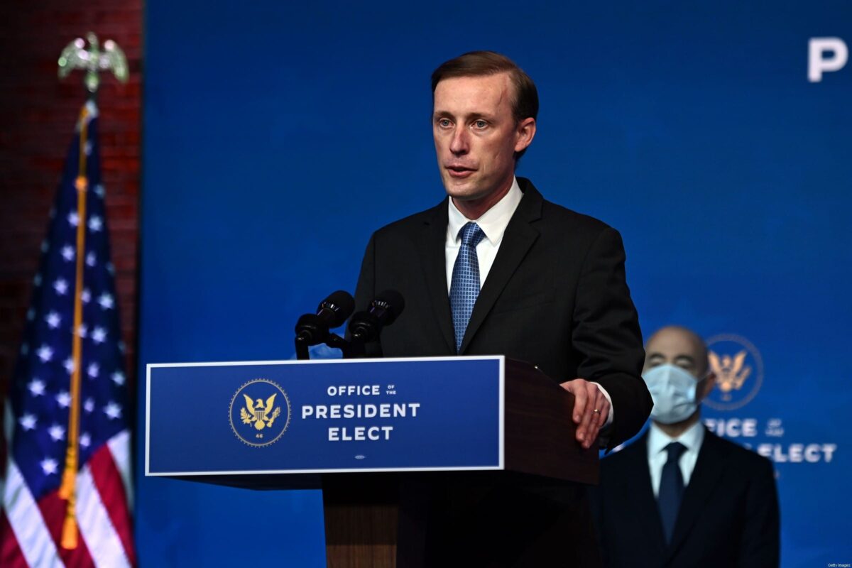 National Security Advisor Jake Sullivan on November 24, 2020 [CHANDAN KHANNA/AFP via Getty Images]