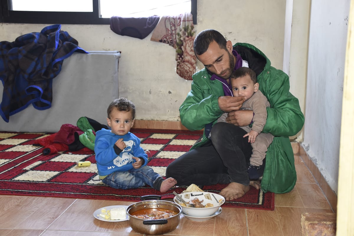 Syrian refugee in Tripoli, Lebanon on January 03, 2021 [Mahmut Geldi/Anadolu Agency]