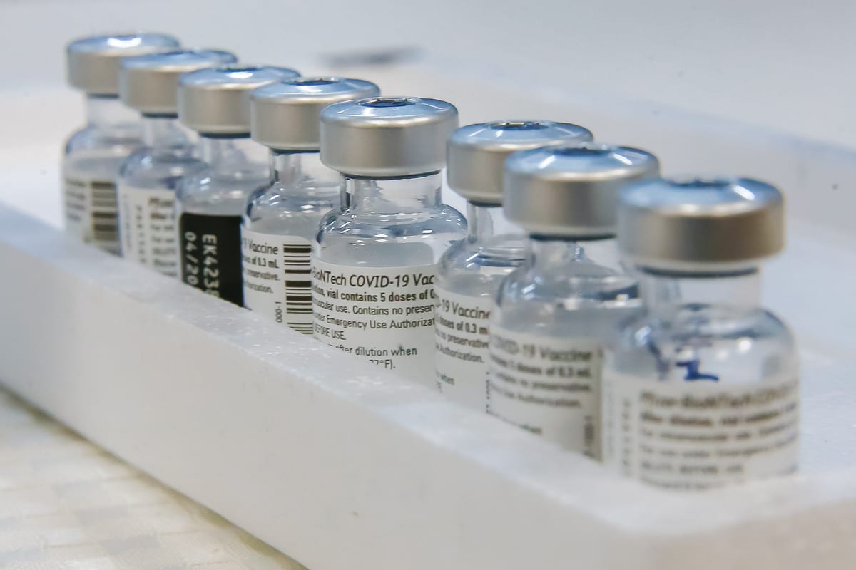 Vaccine of the novel coronavirus (Covid-19) in Tel Aviv on 13 January 2021 [Nir Keidar/Anadolu Agency]