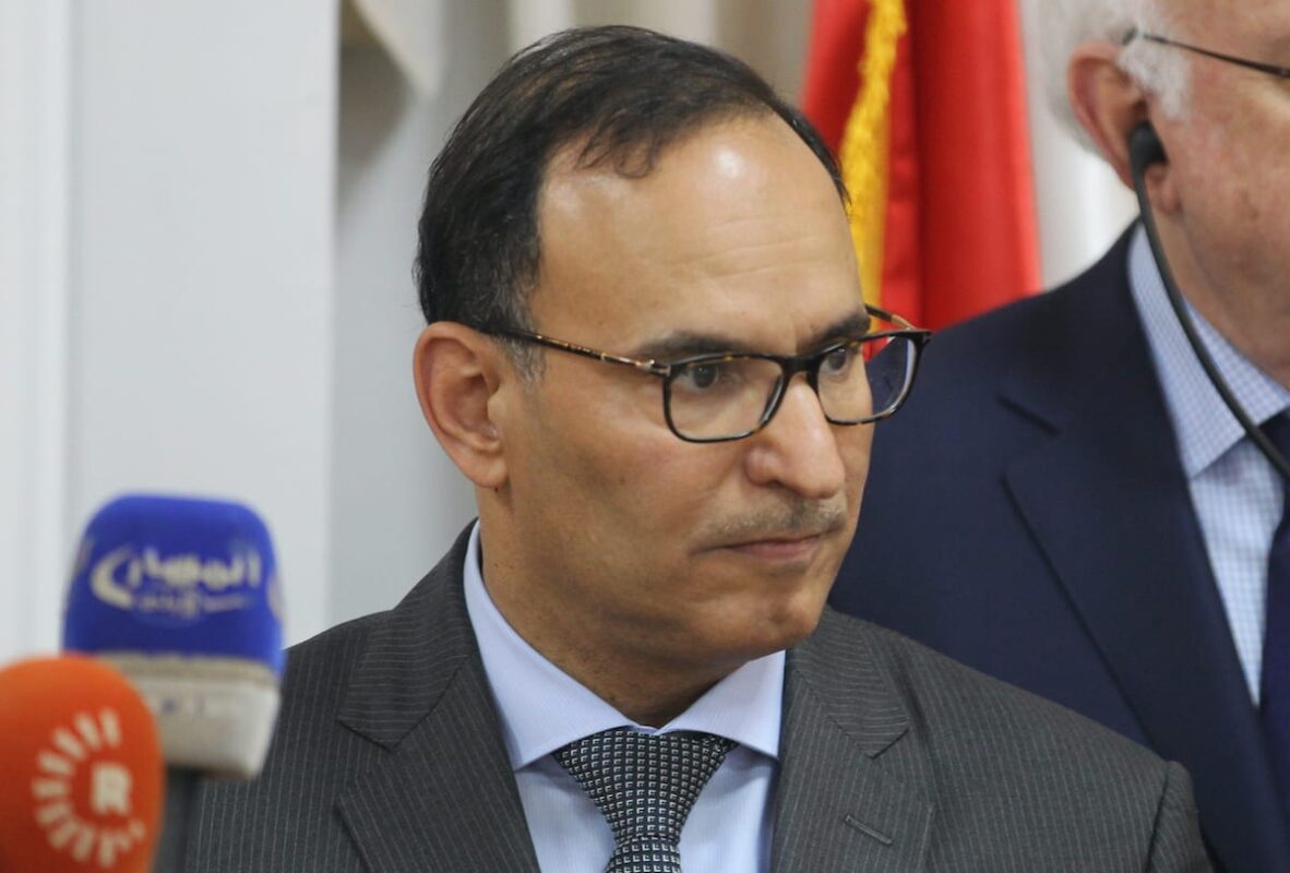 Kuwaiti Permanent Representative to the UN Mansour Al-Otaibi on 29 June 2019 [AHMAD AL-RUBAYE/AFP via Getty Images]