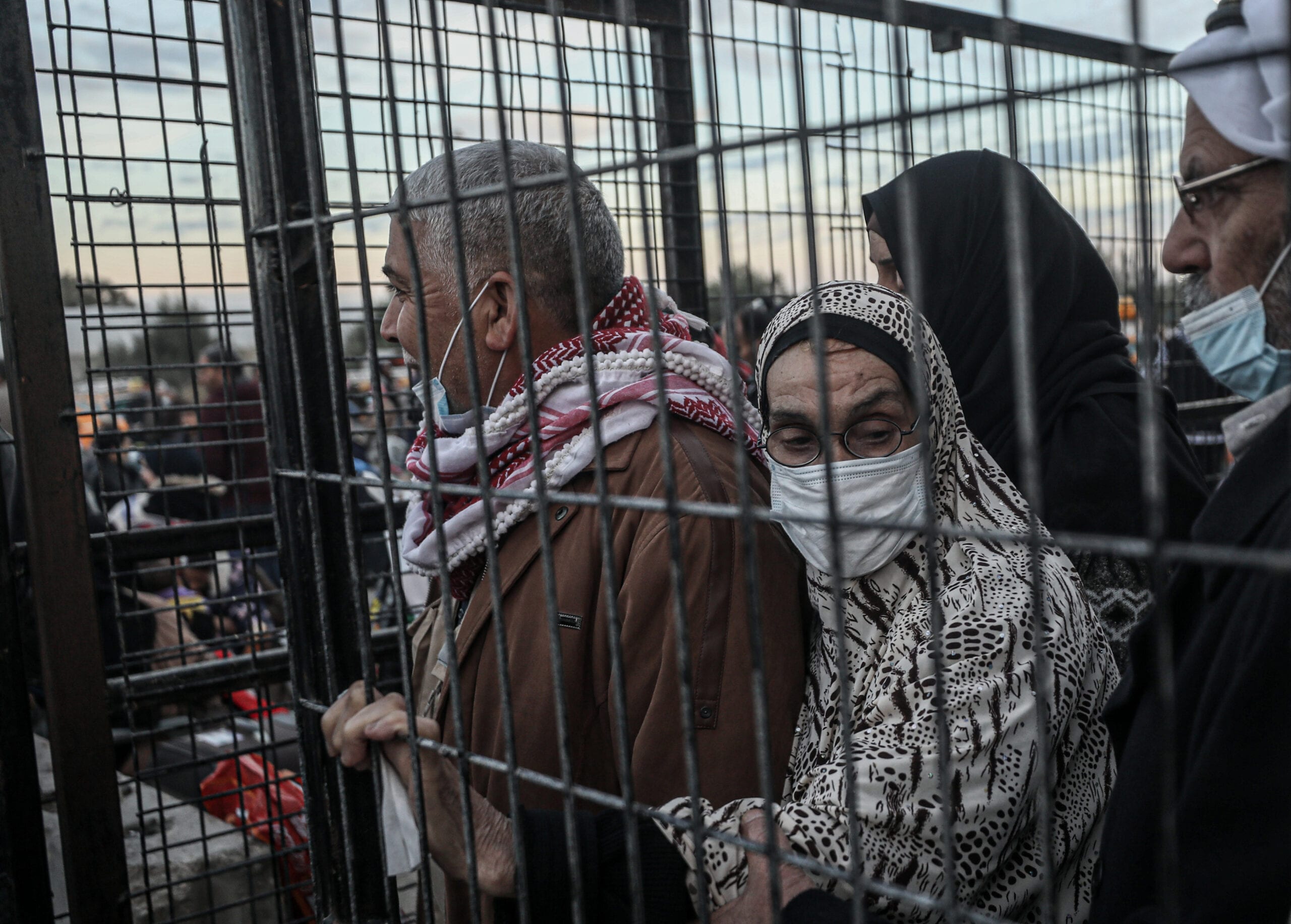 A view of the entrance of Rafah in Gaza on 9 February 2021 [Ali jadallah/Anadolu Agency]