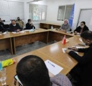 Matthias Shamali, Director of UNRWA Operations in the Gaza Strip on 1 February, 2021 [Mohammed Asad/Middle East Monitor]