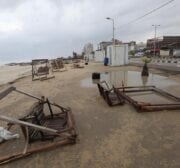 Extreme weather hits Gaza is on 18 February 2021 [Mohammed Asad/Middle East Monitor]