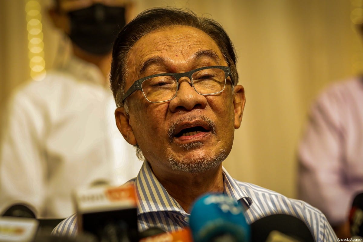 Malaysian Prime Minister, Anwar Ibrahim in Kuala Lumpur, Malaysia on March 16, 2021 [Syaiful Redzuan - Anadolu Agency]