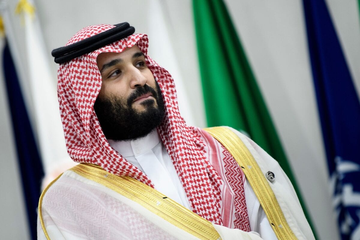 Saudi Arabia's Crown Prince Mohammed bin Salman attends a meeting during the G20 Summit in Osaka on June 28, 2019 [BRENDAN SMIALOWSKI/AFP via Getty Images]