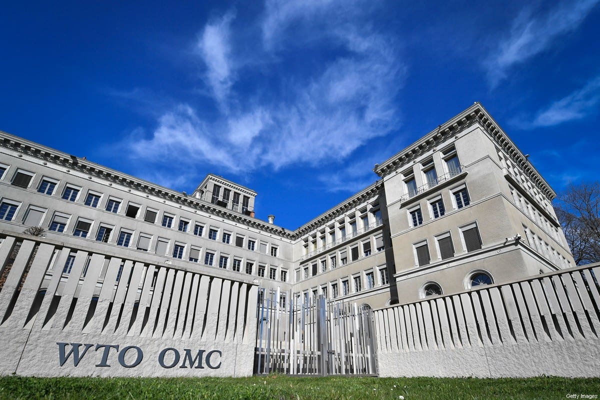 The World Trade Organization (WTO) headquarters are seen in Geneva on April 12, 2018 [FABRICE COFFRINI/AFP via Getty Images]