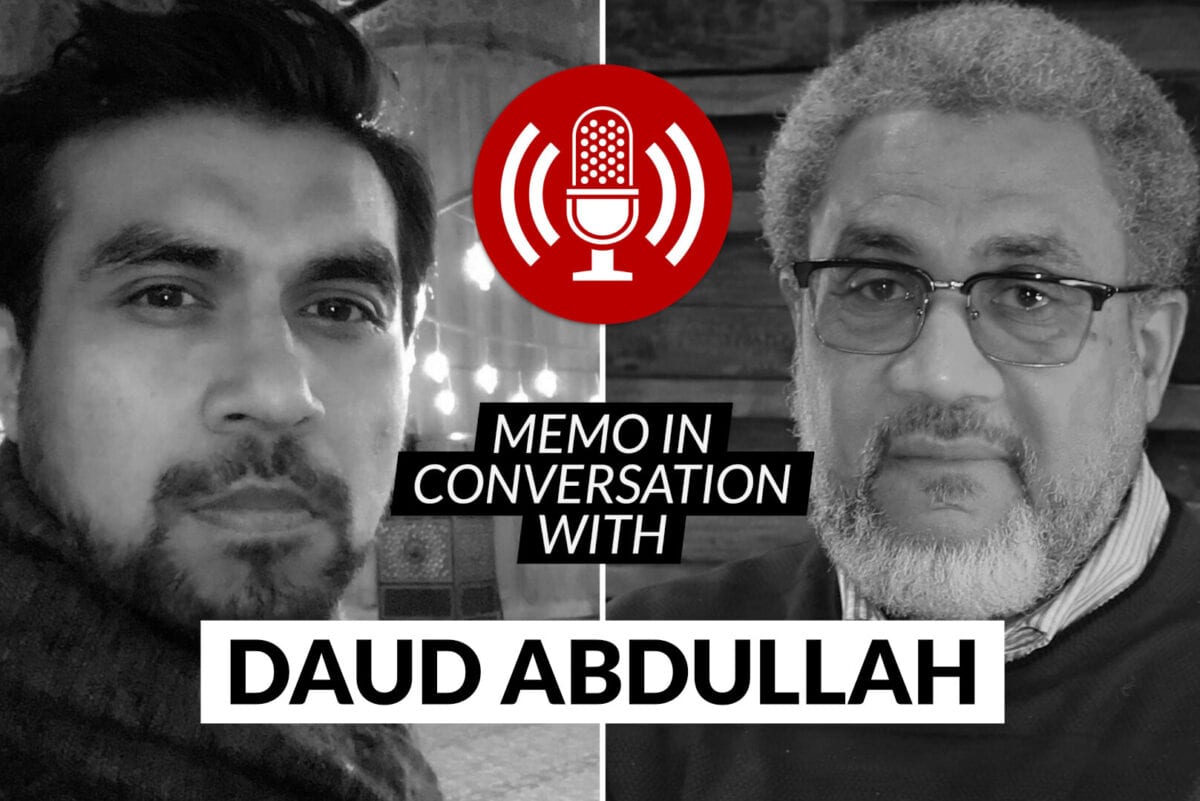 MEMO in conversation with: Dr Daud Abdullah