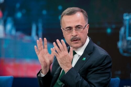 Amin Nasser, chief executive officer of Saudi Aramco. [Photographer: Jason Alden/Bloomberg via Getty Images]