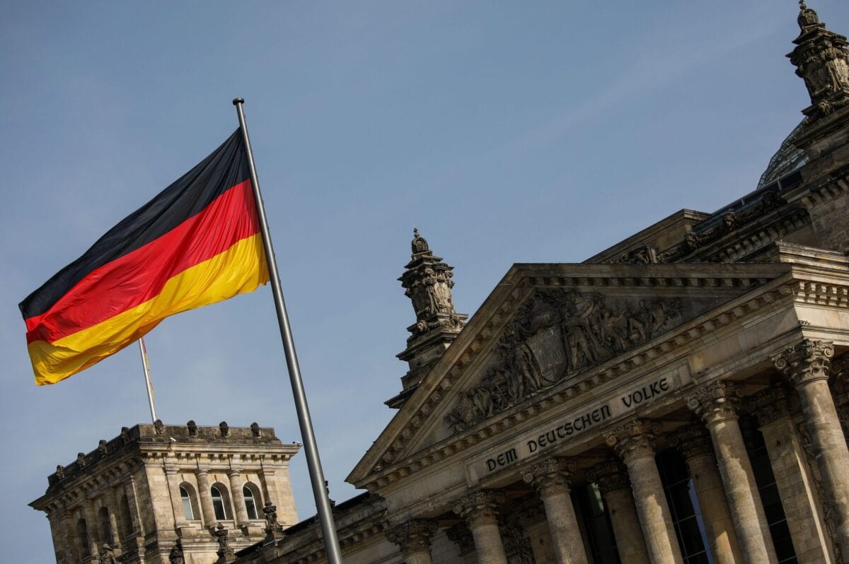 German flag [DAVID GANNON/AFP via Getty Images]