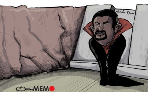 Ethiopia renews commitment to AU mediation in dam talks - Cartoon [Sabaaneh/MiddleEastMonitor]