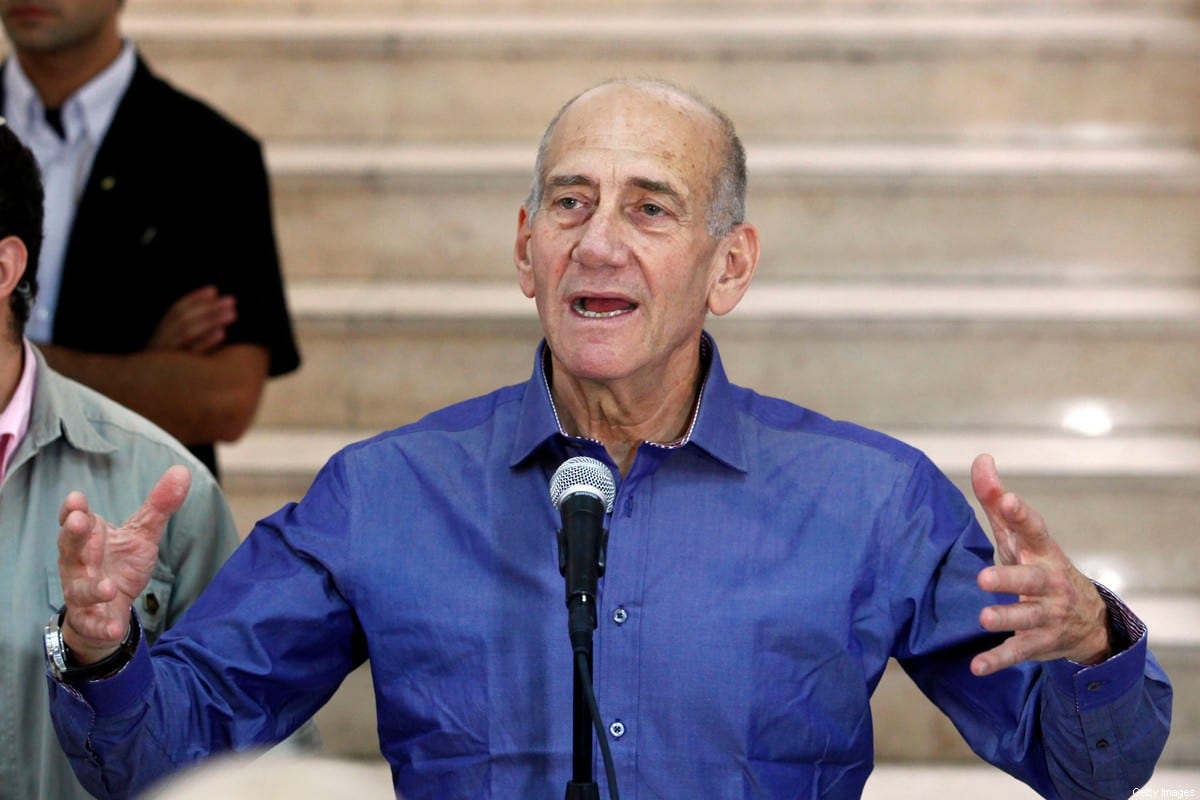 Former Israeli prime minister Ehud Olmert on July 10, 2012 [GALI TIBBON/AFP/GettyImages]