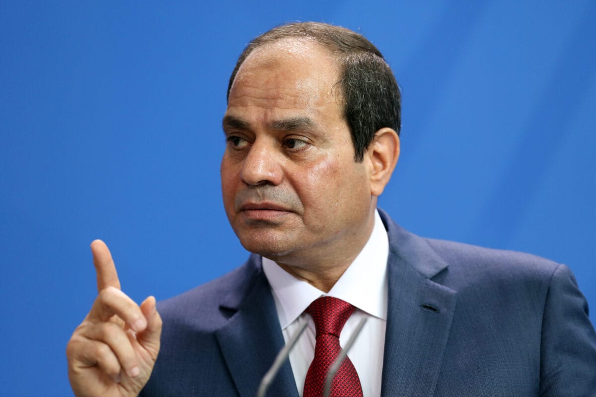 Egyptian President Abdel Fattah el-Sisi speaks during a news conference on June 3, 2015 [Adam Berry/Getty Images]