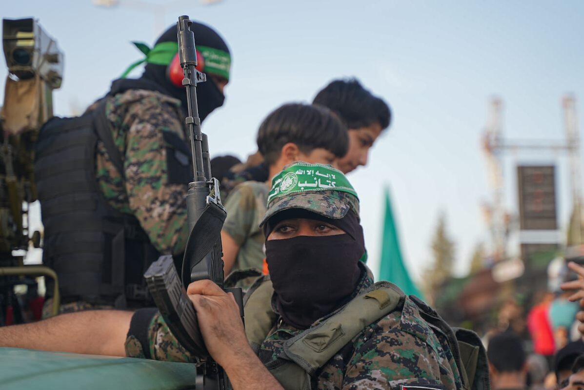 Parade of the Ezzeddin al-Qassam Brigades, the armed wing of Palestinian group Hamas, is held in Gaza City, Gaza on 30 May 2021. [Ömer Ensar - Anadolu Agency]
