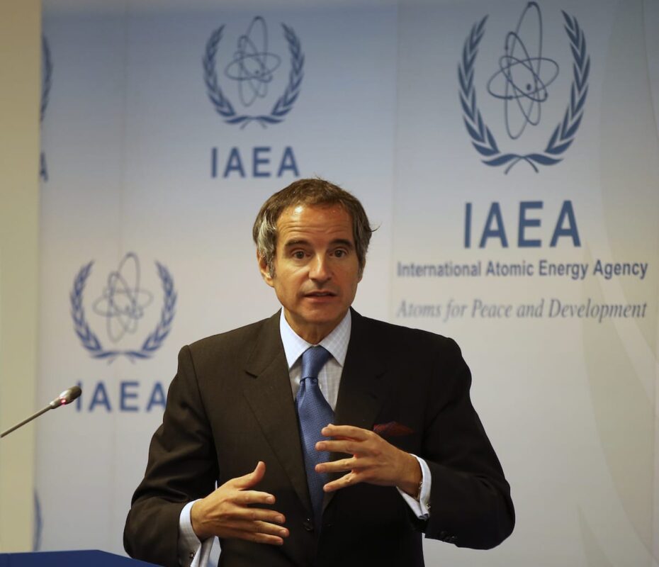 Director general of the International Atomic Energy Agency (IAEA), Rafael Grossi in Vienna, Austria on 7 June 2021 [Aşkın Kıyağan/Anadolu Agency]