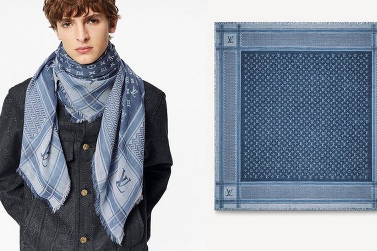 lv designer scarf