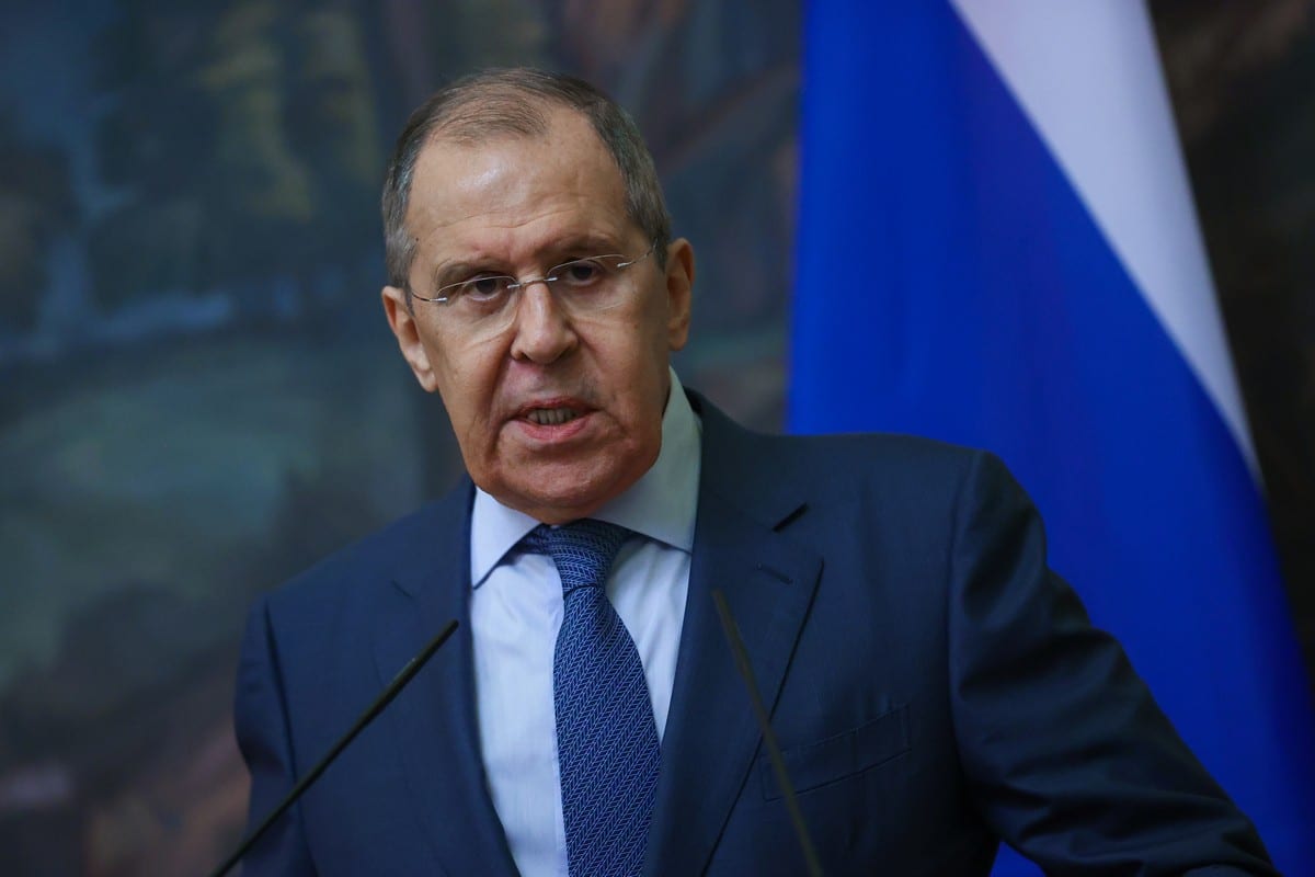 Russian Foreign Minister Sergei Lavrov in Moscow, Russia on 18 June 2021 [Russian Foreign Ministry/Anadolu Agency]